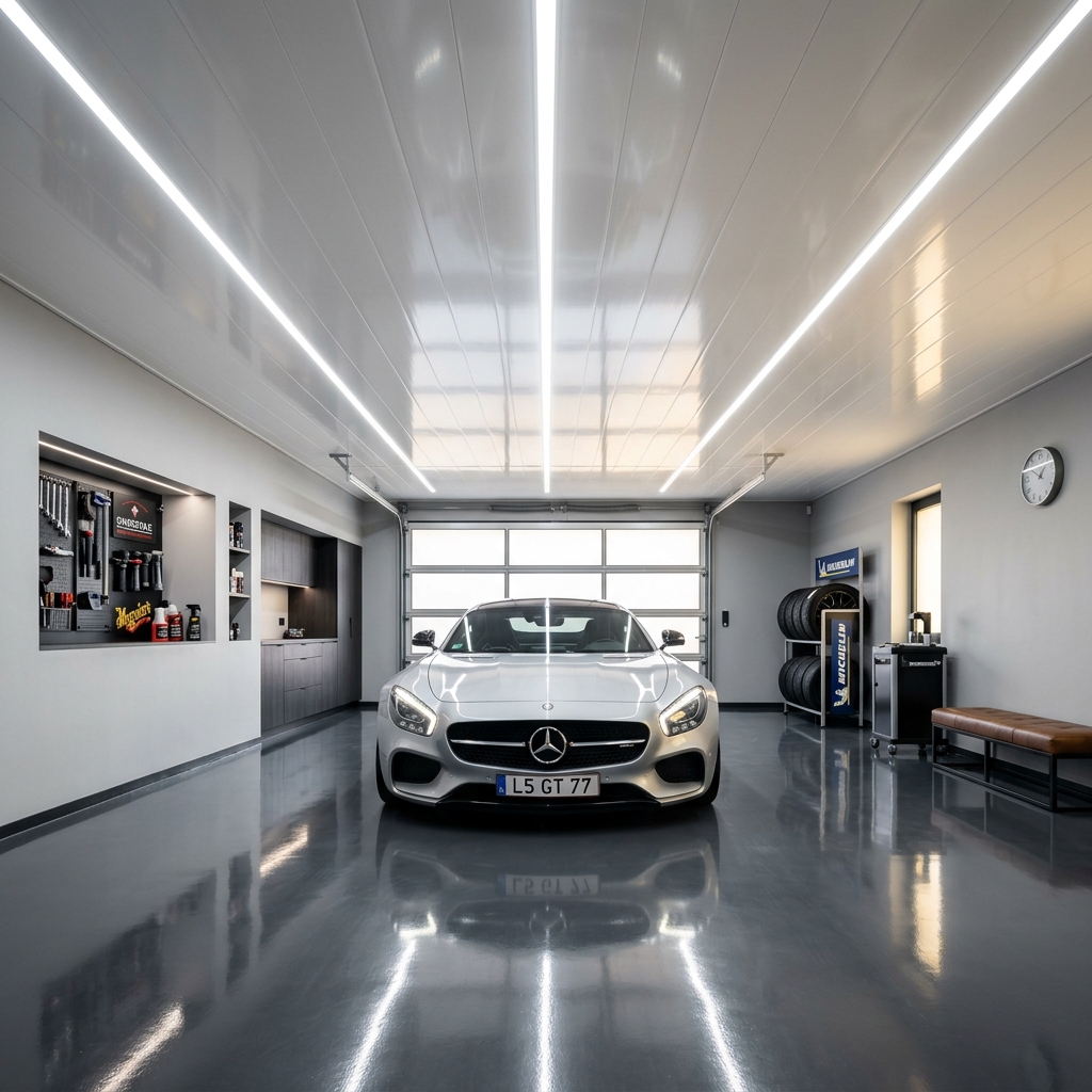 Kapalı Otopark ve Garaj Tavanlarında PVC Lambri Uygulaması