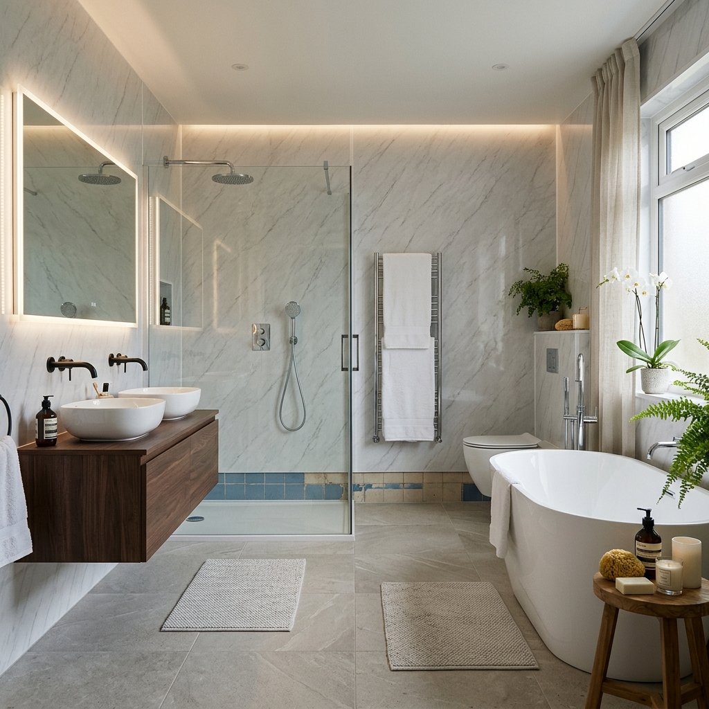 Banyo Fayanslarınızı Kırmadan Üzerine PVC Duvar Paneli Kaplanır mı?