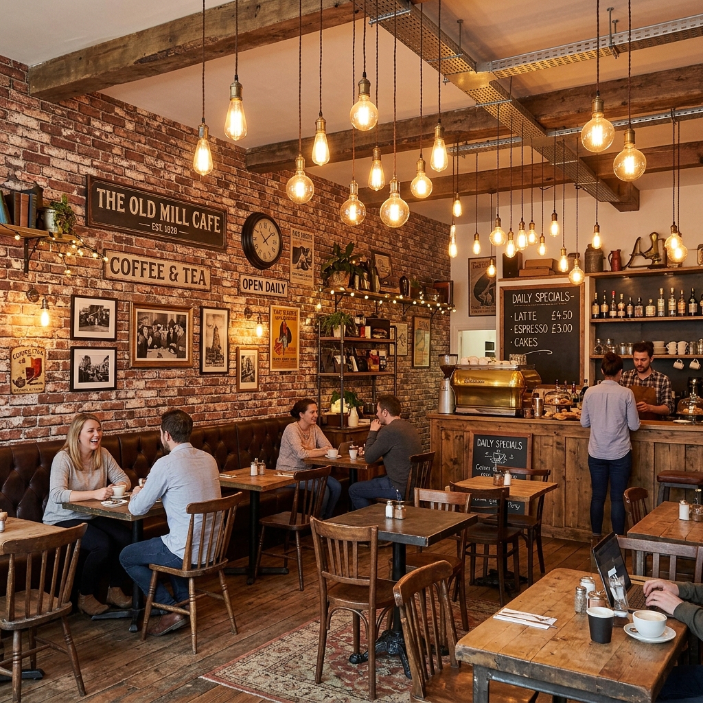 Kafeterya ve Restoranlarda Duvar Paneli ile Vintage Bir Atmosfer Yaratmak